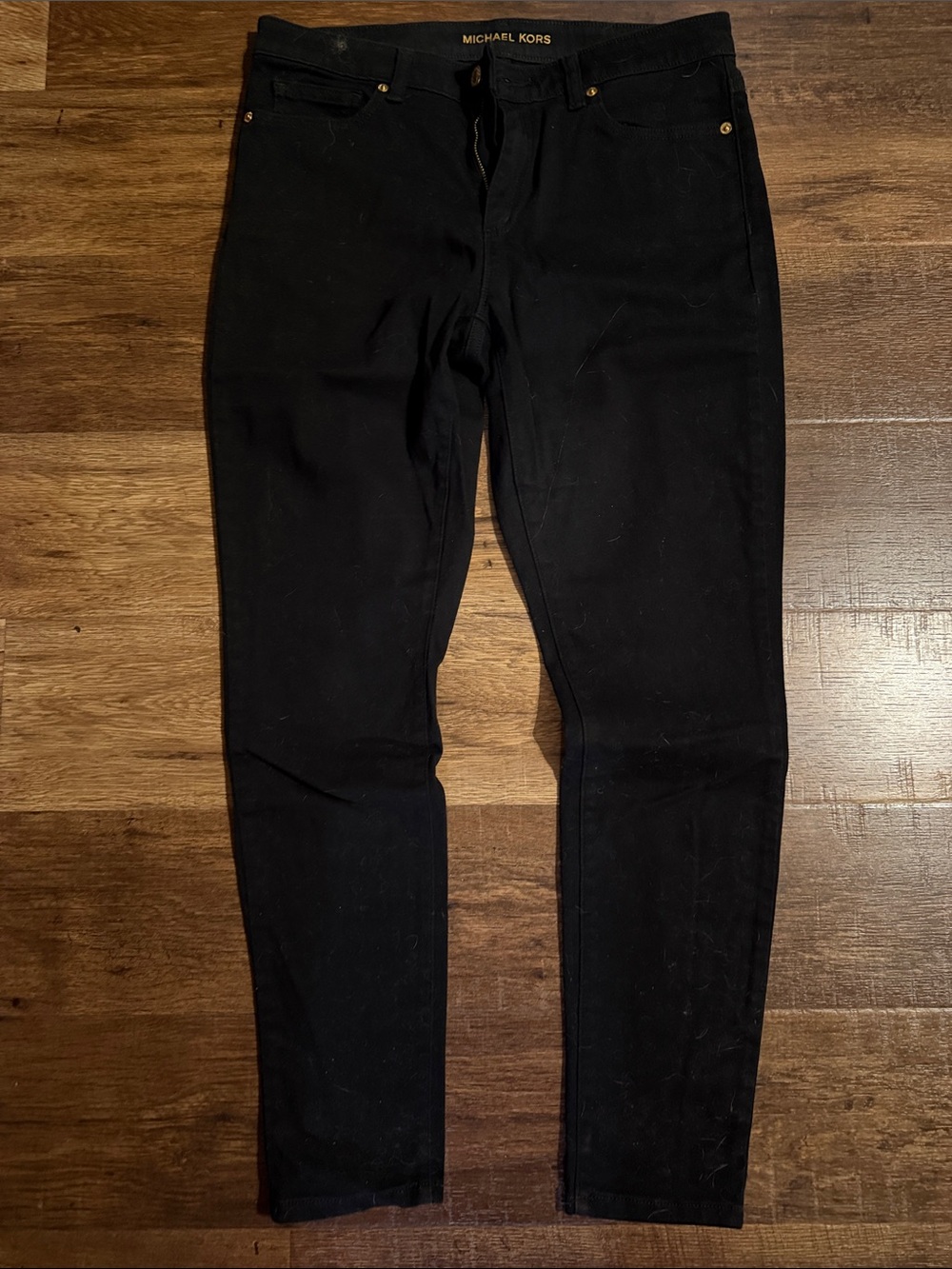 Michael Kors Black Slim Straight Jeans